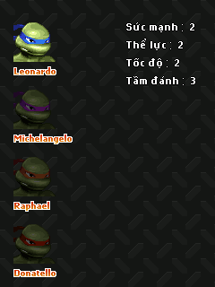 Game Ninja rùa 2